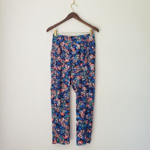 Elevenses Cora Floral Print Trouser Summer Pants